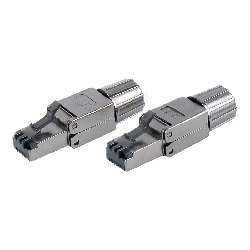 Conector RJ45 sin herramientas blindado Cat8 RJ-G40S-1-C8
