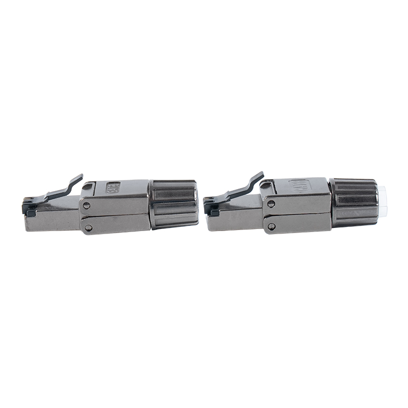 Conector RJ45 sin herramientas blindado Cat8 RJ-G40S-1-C8