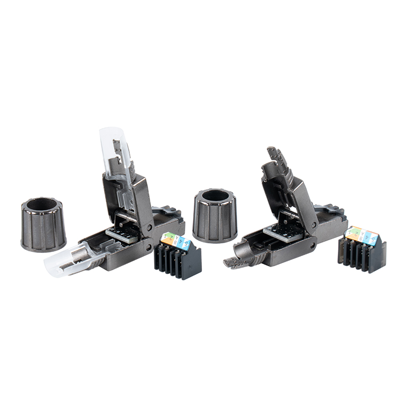 Conector RJ45 sin herramientas blindado Cat8 RJ-G40S-1-C8
