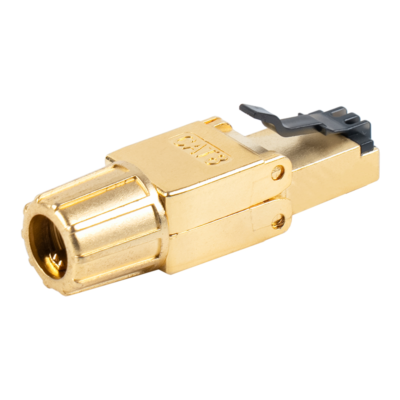 Conector RJ45 sin herramientas blindado Cat8 RJ-G40S-1-C8