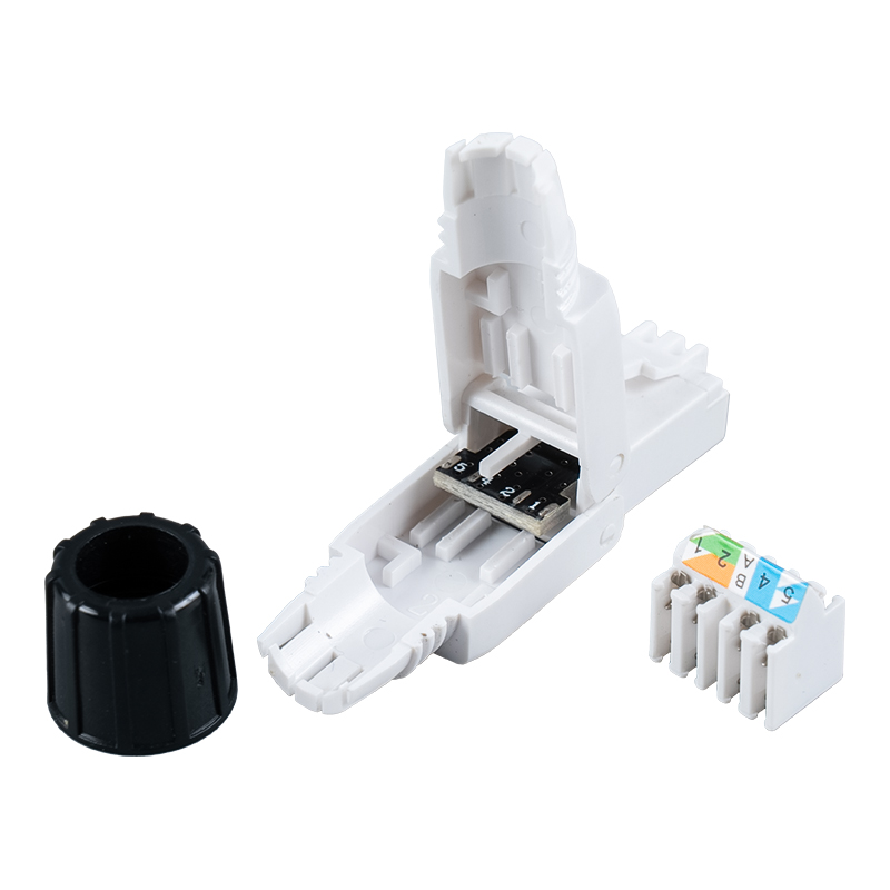 Conector RJ45 sin herramientas sin blindaje Cat6A （con tornillo） RJ-G40U-C6A