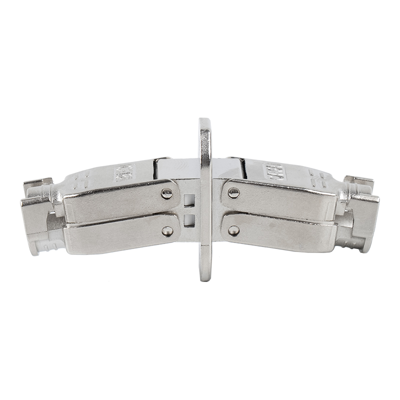 Conector sin herramientas tipo push-down blindado Cat6A (con base de montaje) RJ-603S-4-C6A