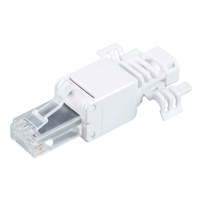 Conector RJ45 sin herramientas sin blindaje Cat6A （con alas）RJ-688X-C6A