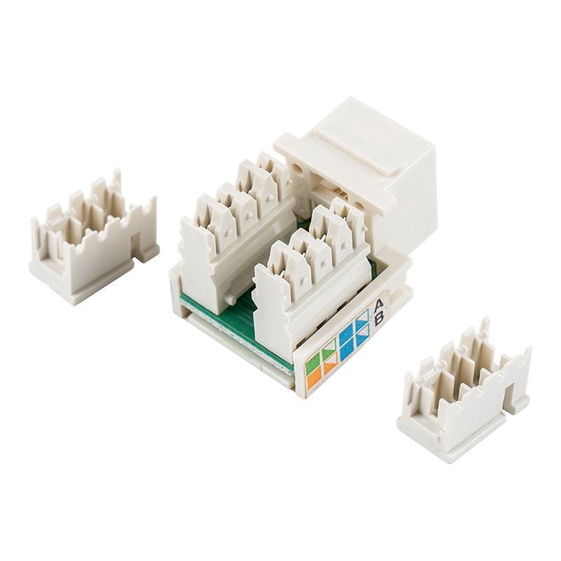 Gato Keystone Cat6 90° sin blindaje （con dos contraventanas）SM-2011H8C5E