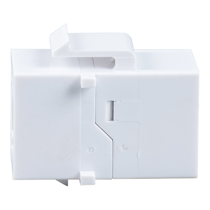 Acoplador en línea C6A RJ45 sin blindaje （con cuatro soportes pequeños） SM-2033C6A