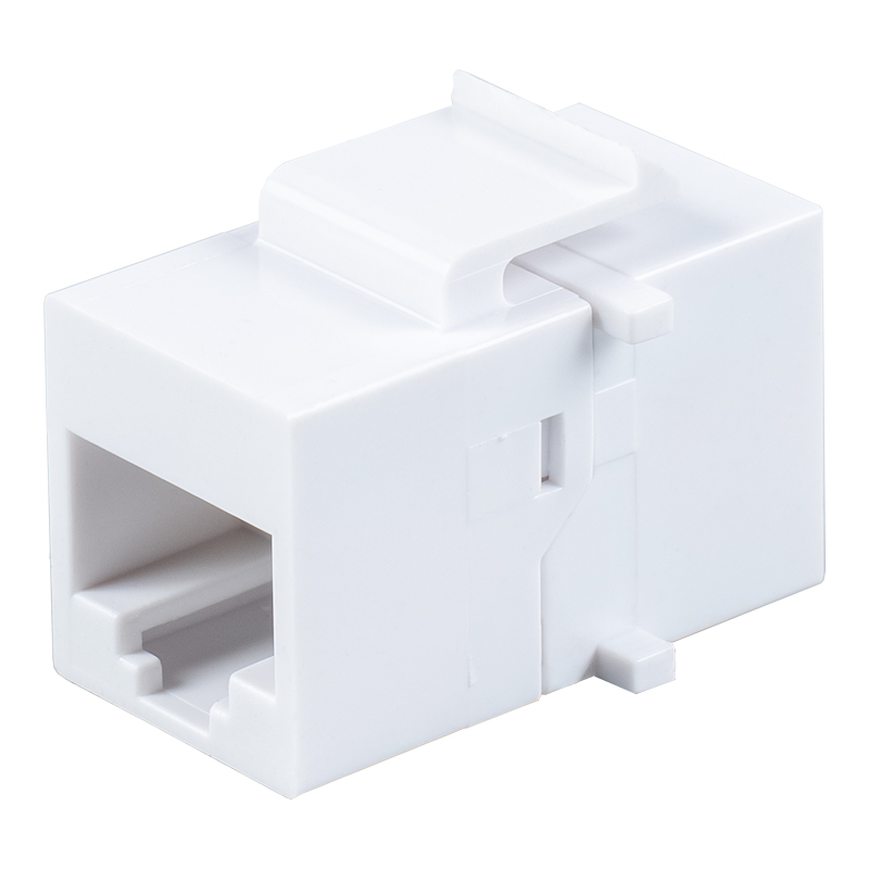 Acoplador en línea C6A RJ45 sin blindaje （con cuatro soportes pequeños） SM-2033C6A