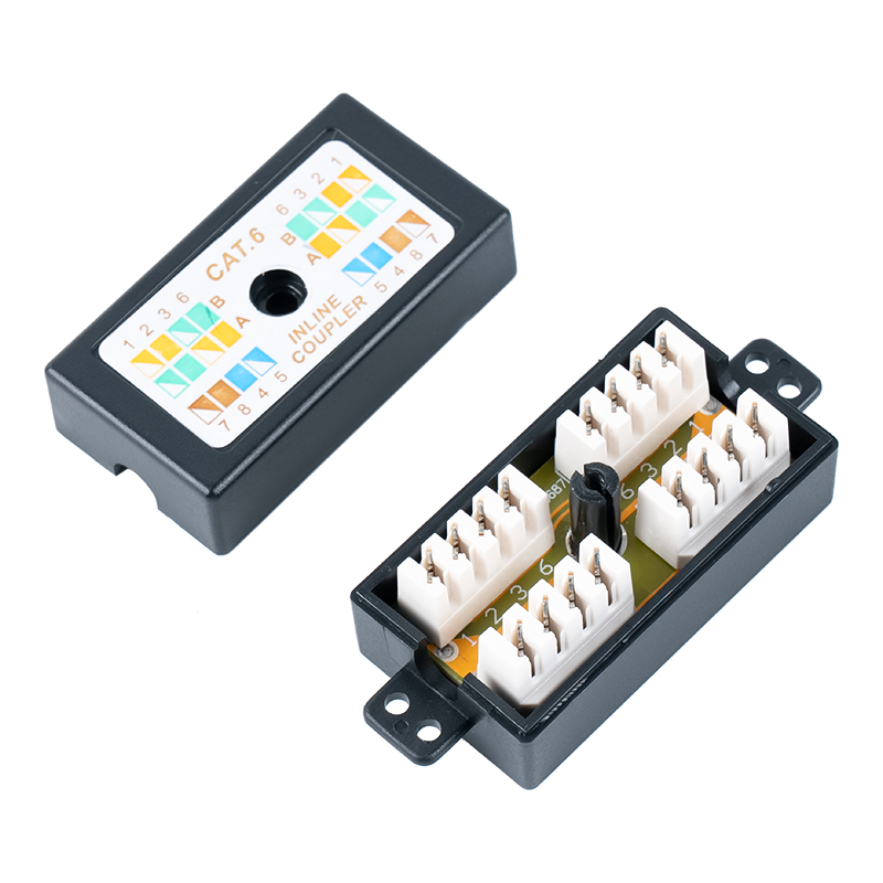 Acoplador en línea C5e RJ45 sin blindaje SM-2037C5E