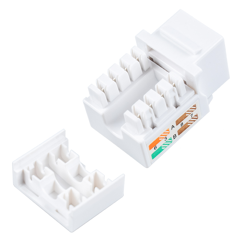 Gato modular Cat6 sin blindaje de 90° SM-2053H8C6