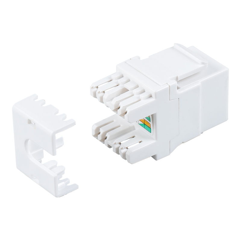 Gato modular Cat6 180° sin blindaje (con obturador) SM-2064CD8C6