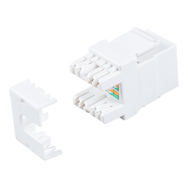 Gato modular Cat6 180° sin blindaje (con obturador) SM-2064CD8C6