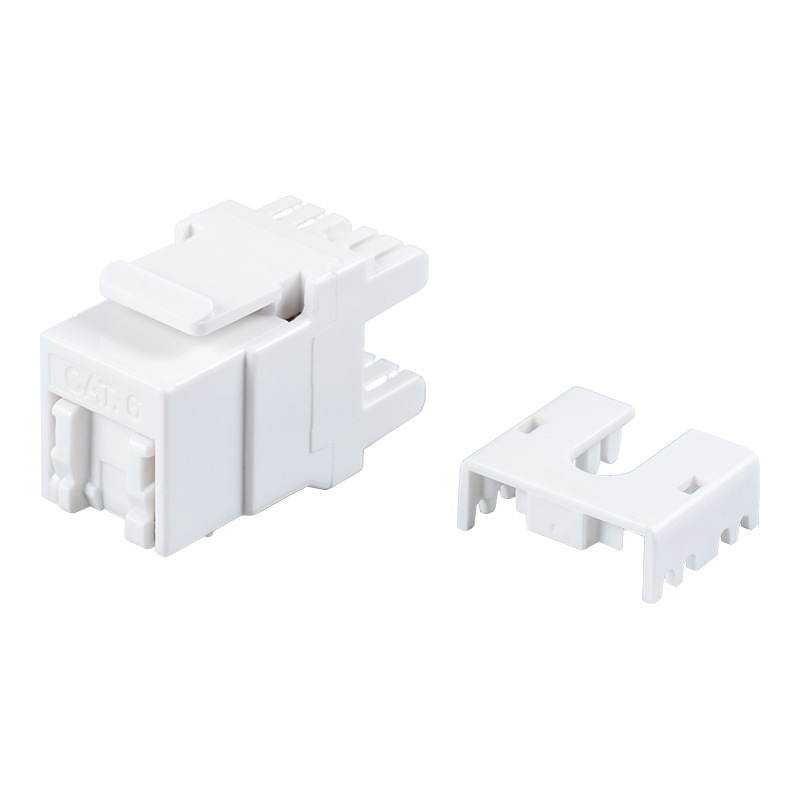 Gato modular Cat6 180° sin blindaje (con obturador) SM-2064CD8C6