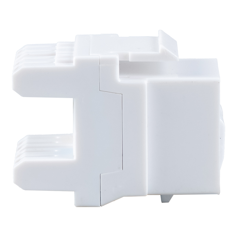 Gato modular Cat6 sin blindaje 180° (minitipo con obturador) SM-2089CD8C6-1