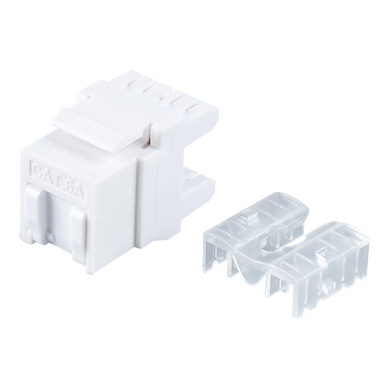 Gato modular Cat6 sin blindaje 180° (minitipo con obturador) SM-2089CD8C6-1