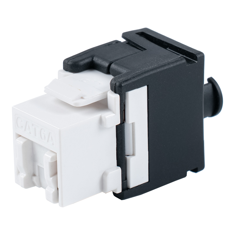 Gato Keystone sin tapa C6A sin blindaje de 180° （con soporte para cable y obturador）SM-2335BCH8C6A