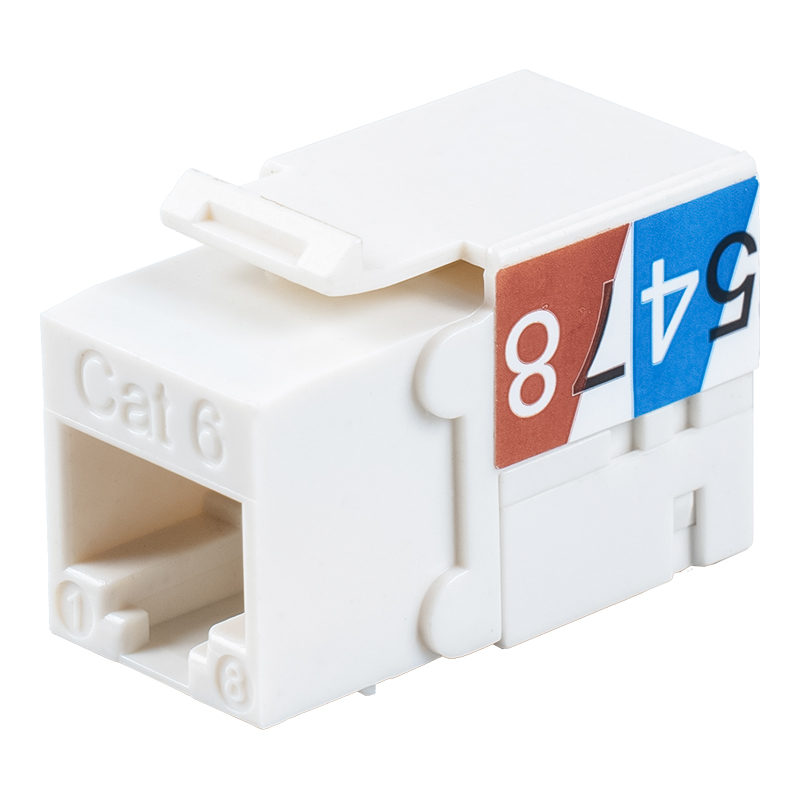 Gato 6 Keystone Jack SM-2337H8C6 sin blindaje de 90°
