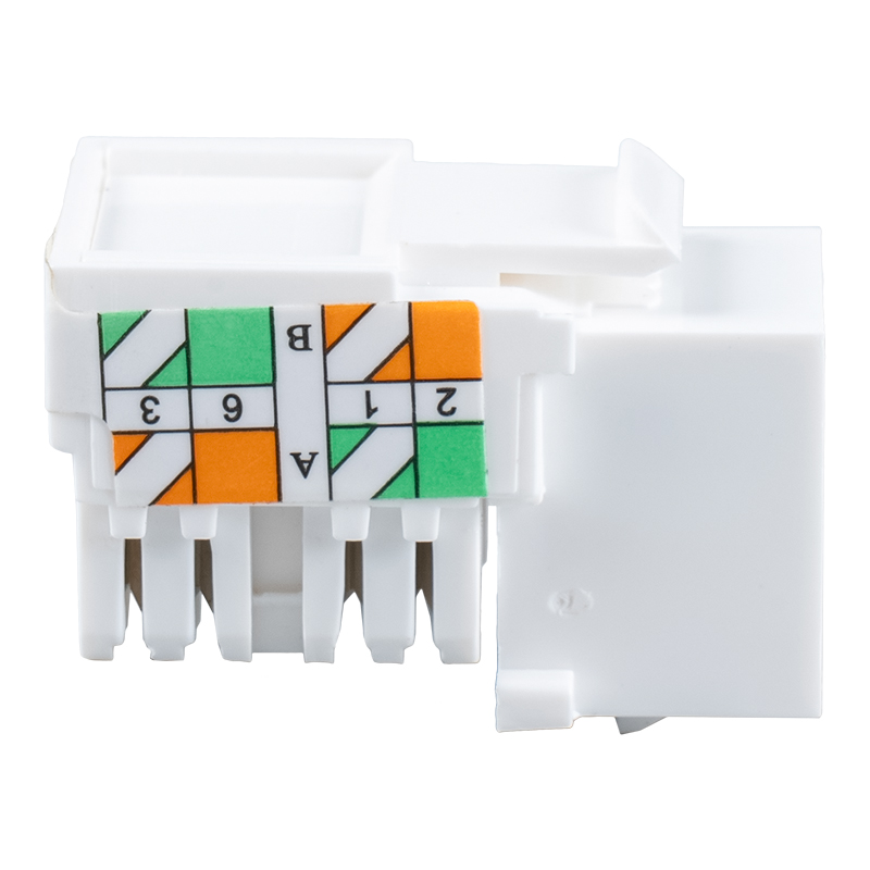 Gato 6 Keystone Jack SM-2337H8C6 sin blindaje de 90°