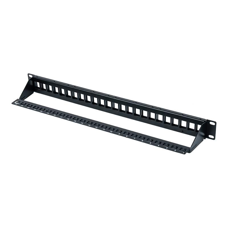 Panel de conexión blindado 1U de 19 pulgadas y 24 puertos (con módulo C6) SP-3260-24P