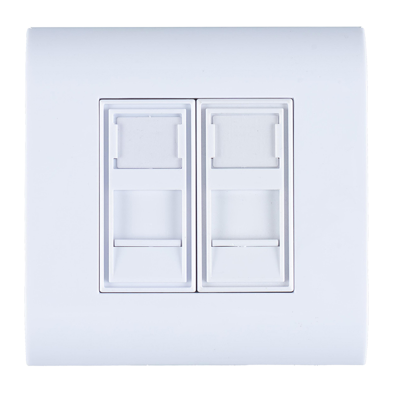 Placa de pared en blanco tipo 80 con 2 aberturas SW-4226A SW-4228A