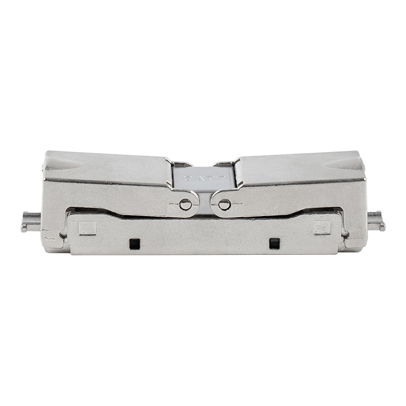Conector sin herramientas tipo push-down blindado Cat6A （abertura única） RJ-604S-1-C6A 