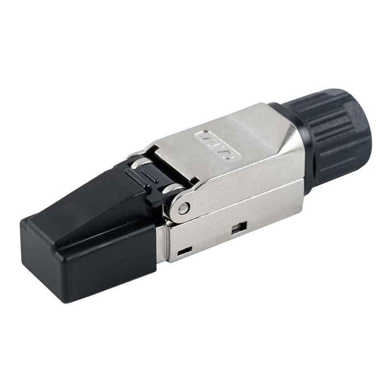 Conector RJ45 sin herramientas blindado Cat7 (con fundas protectoras de plástico) RJ-G50S-1-C7