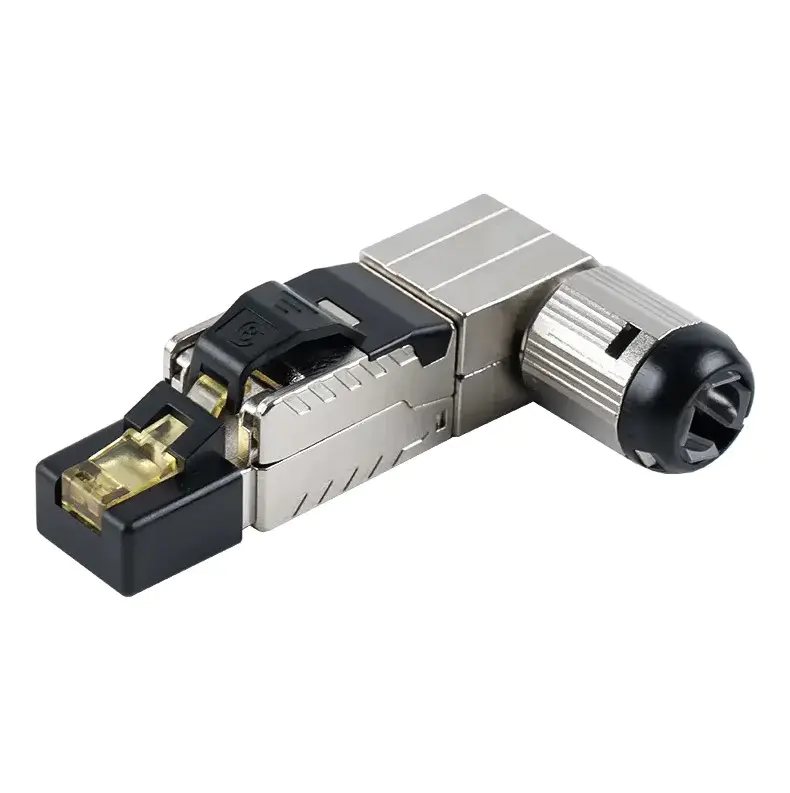 ¿Cuáles son los beneficios de utilizar conectores RJ45 sin herramientas en los centros de datos?